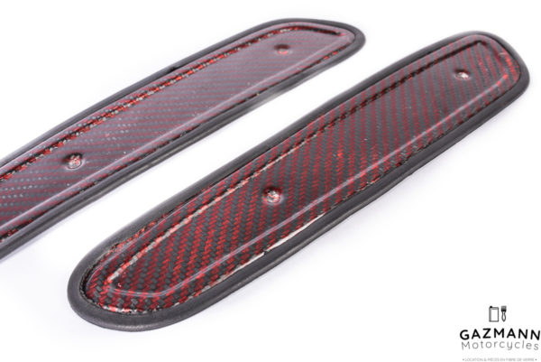 élytre carbone rouge de réservoir 103 Peugeot sp / mvl – Image 3